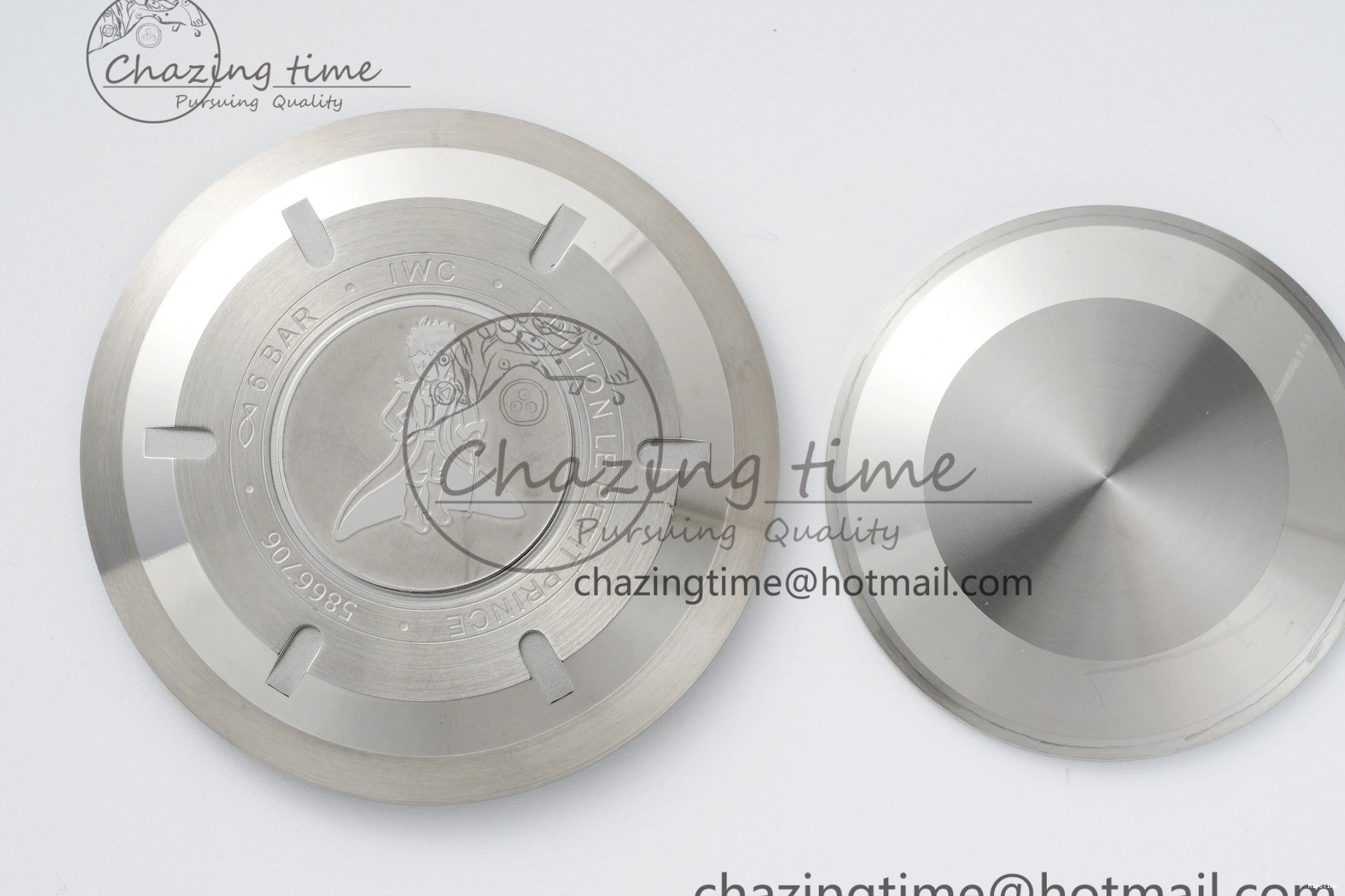 MIROTIME 0323 Pilot Chrono SS AZF 1:1 Best Edition Blue Dial on Brown Leather Strap A TimelessDesign 7060